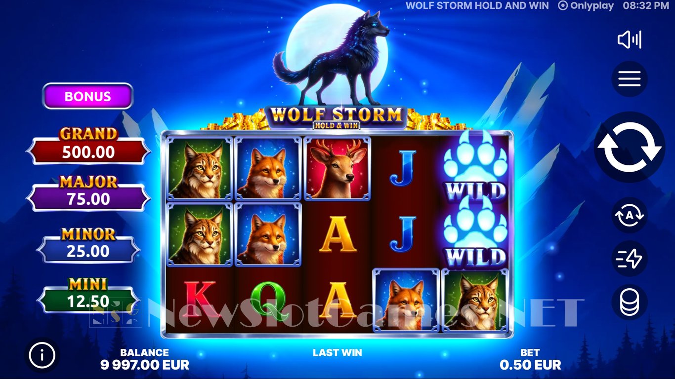 Wolf Storm Hold & Win Slot Slot Image in Demo - pic. 4