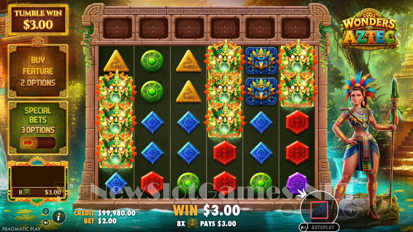 Wonders of Aztec Slot Slot Image in Demo - pic. 3