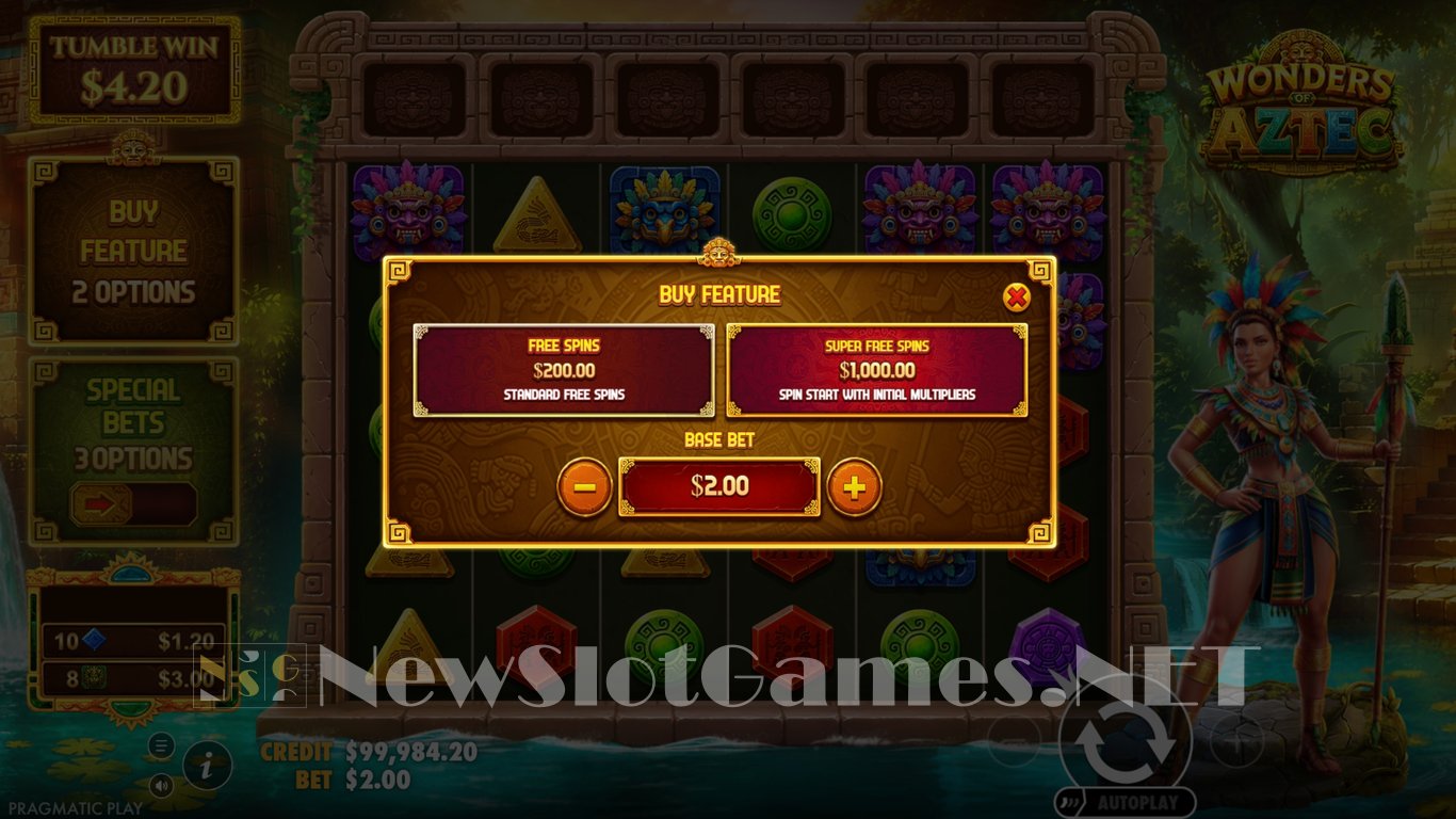 Wonders of Aztec Slot Slot Image in Demo - pic. 5