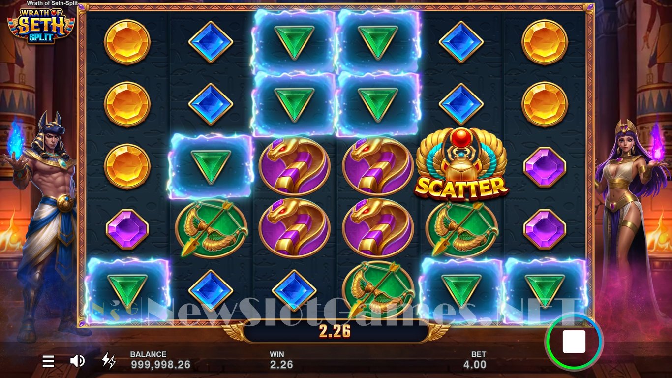 Wrath of Seth - Split Slot Demo Image