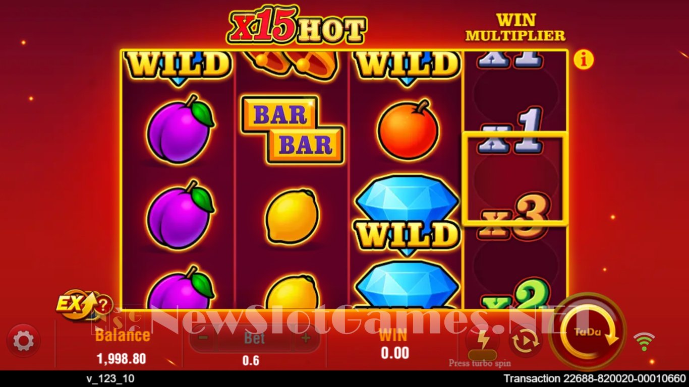 X15 HOT Slot Demo Image