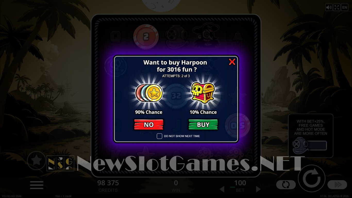 Yo-ho-ho 2048 Slot Slot Image in Demo - pic. 2