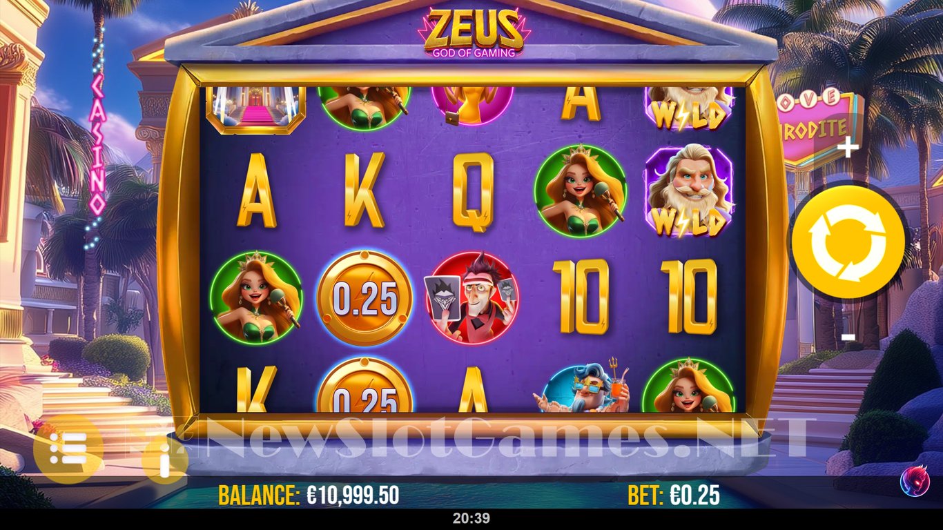 Zeus God of Gaming Slot Demo Image