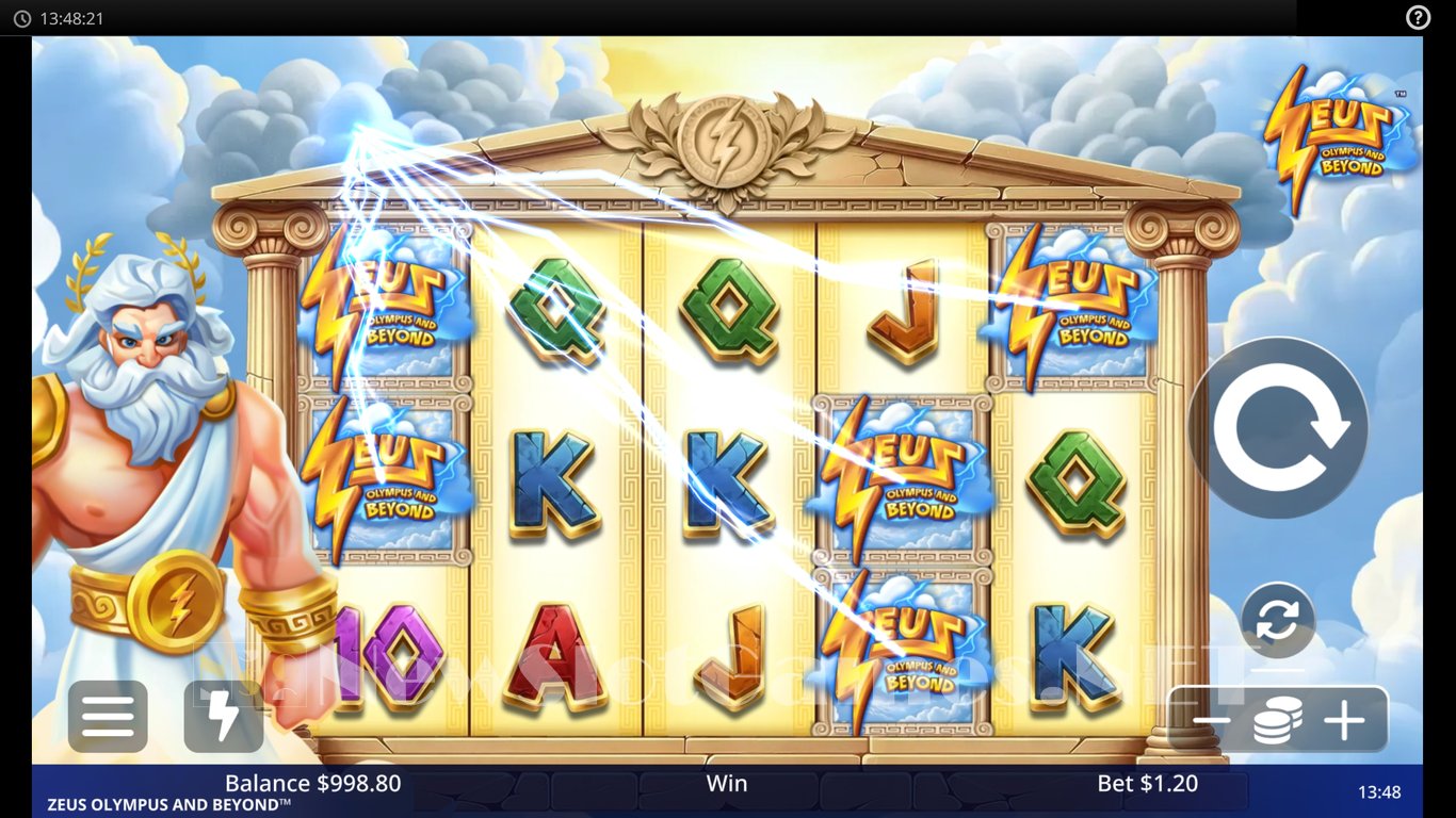 Zeus Olympus and Beyond Slot Demo Image