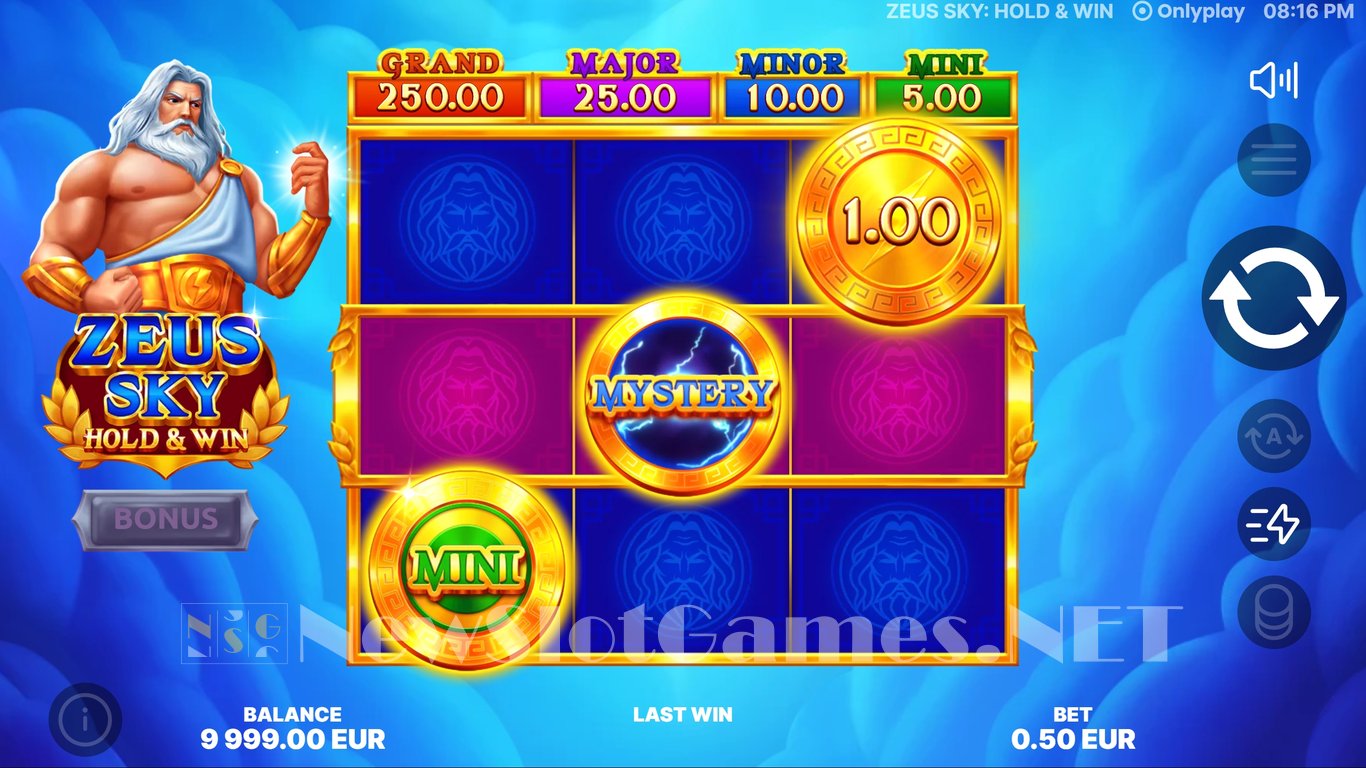 Zeus Sky Hold & Win Slot Slot Image in Demo - pic. 2