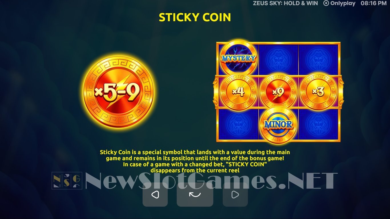 Zeus Sky Hold & Win Slot Slot Image in Demo - pic. 4
