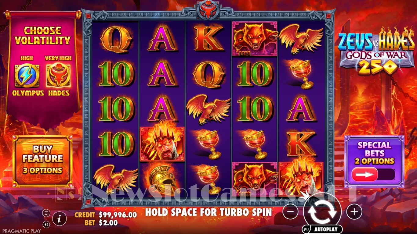Zeus vs Hades - Gods of War 250 Slot Slot Image in Demo - pic. 2
