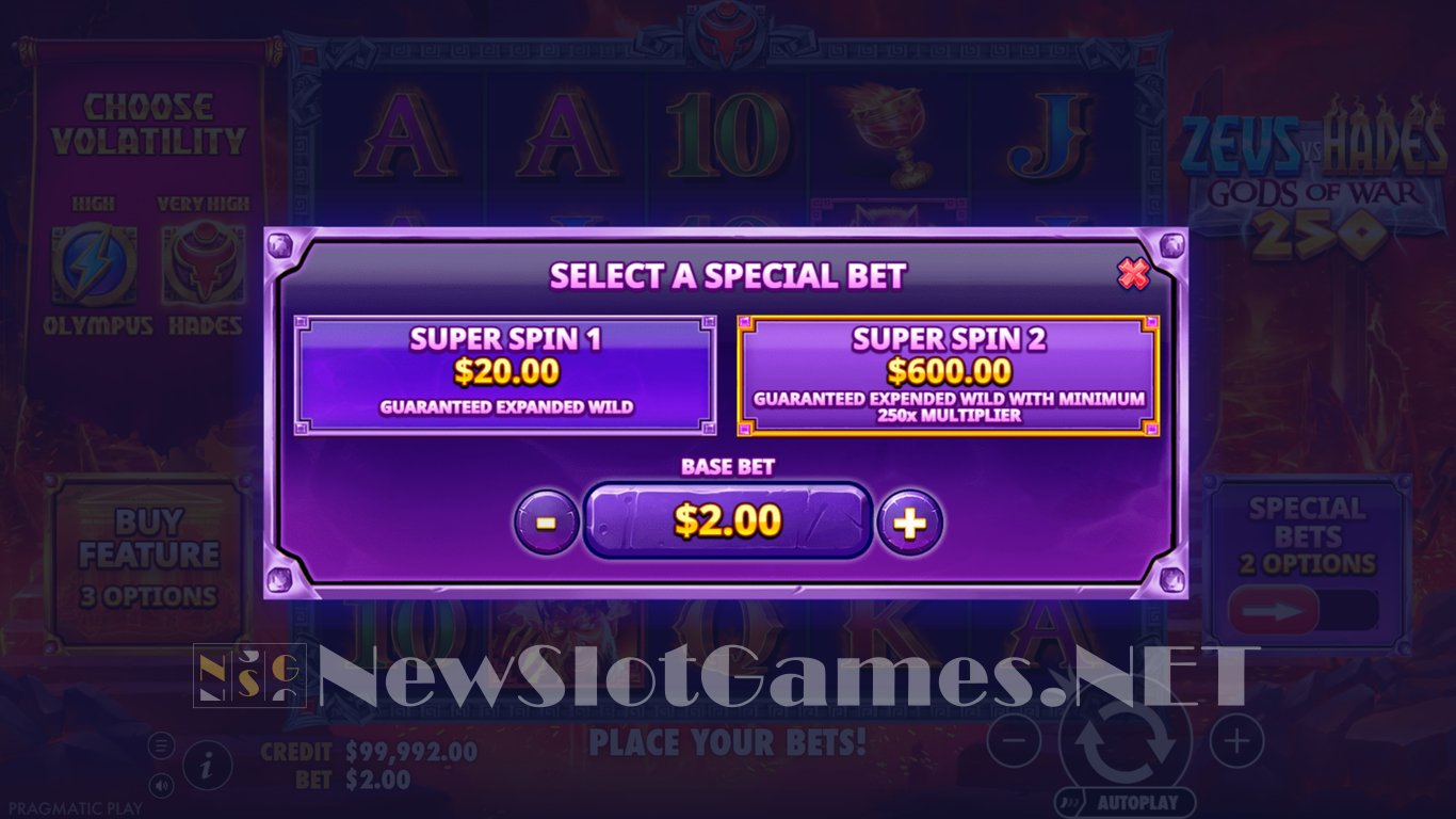Zeus vs Hades - Gods of War 250 Slot Slot Image in Demo - pic. 3