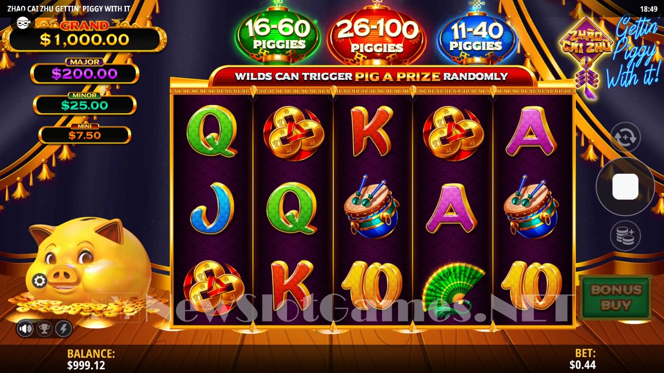 Zhao Cai Zhu Gettin Piggy With It Slot Demo Image