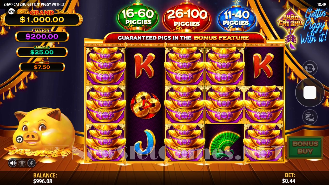 Zhao Cai Zhu Gettin Piggy With It Slot Slot Image in Demo - pic. 3