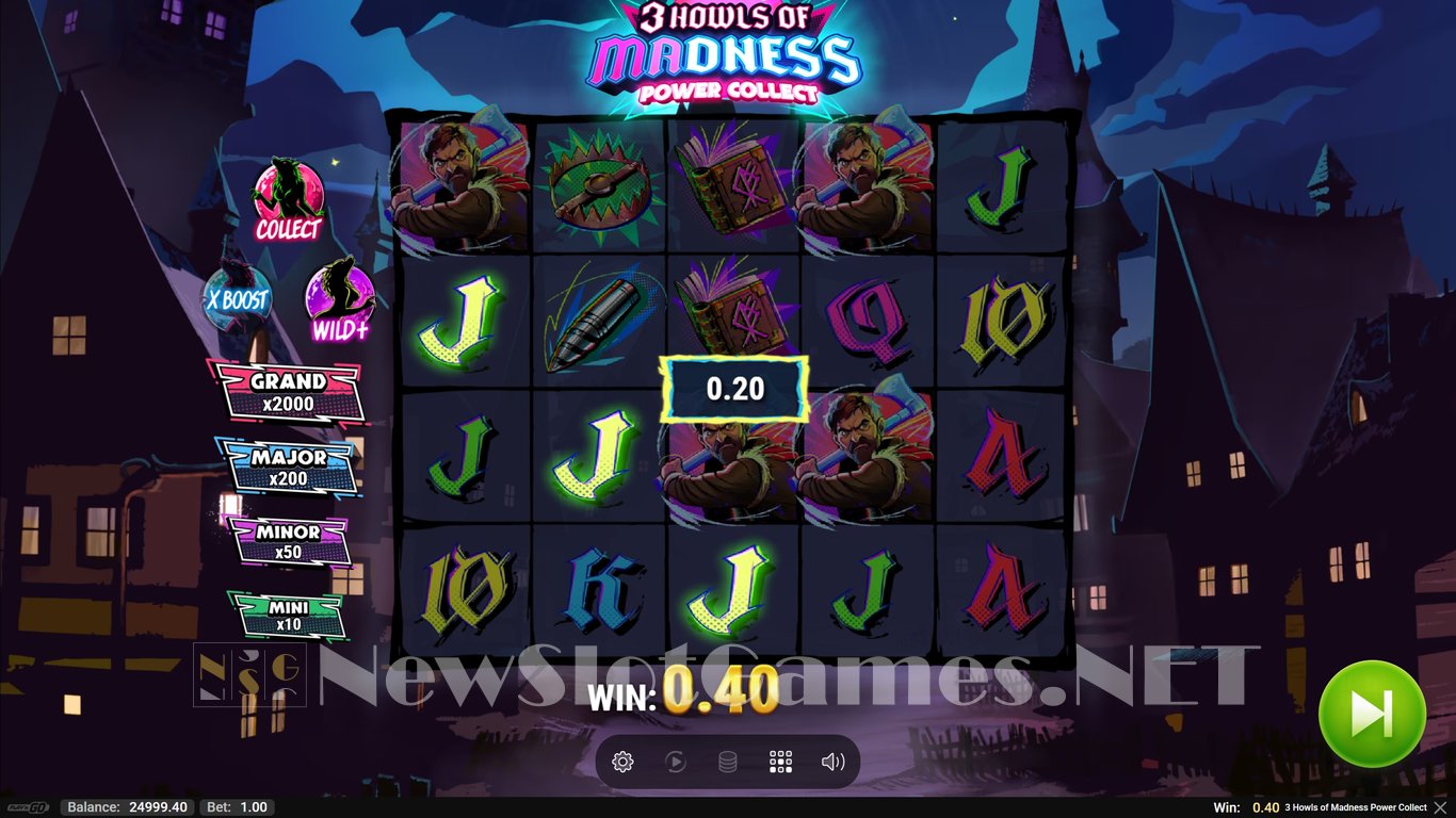 3 Howls of Madness Power Collect Slot Demo Image