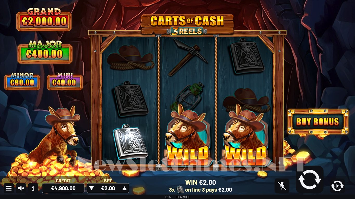 Carts of Cash 3 Reels Slot Slot Image in Demo - pic. 3