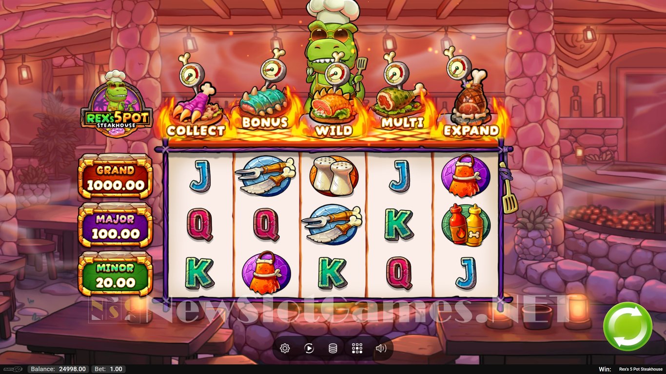 Rexs 5 Pot Steakhouse Slot Slot Image in Demo - pic. 2