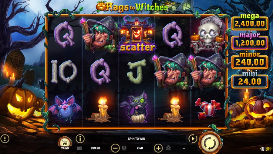 Rags to Witches Slot Demo Game