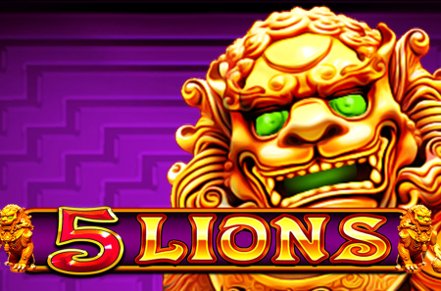 5 Lions Slots Collection Logo